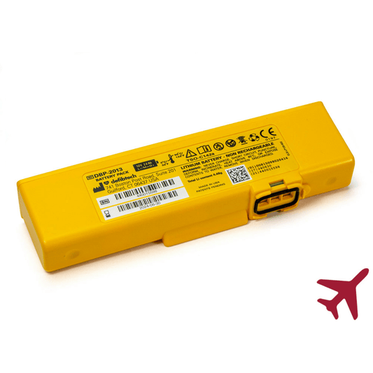 Defibtech Lifeline™ VIEW, ECG, PRO AEDs 4-Year Aviation Battery Pack