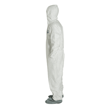 DuPont™ Tyvek® Coveralls with Attached Hood, Boots, Elastic Wrists, Serged Seams