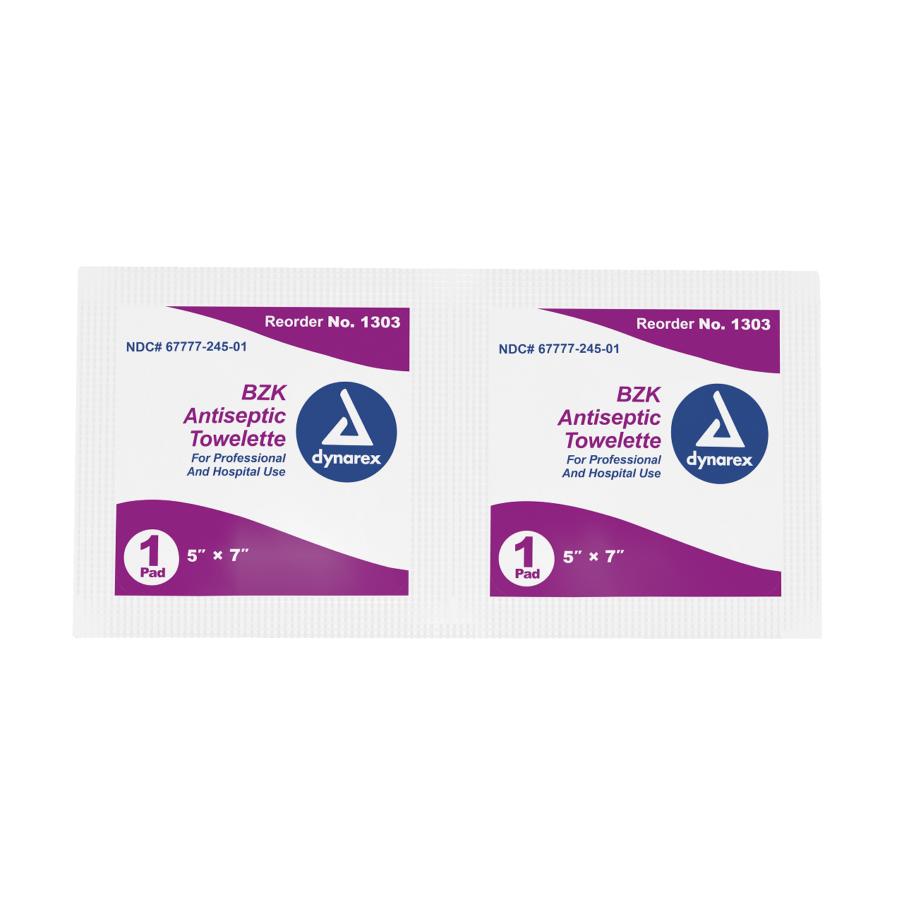 Dynarex® BZK Antiseptic Towelettes BX/100