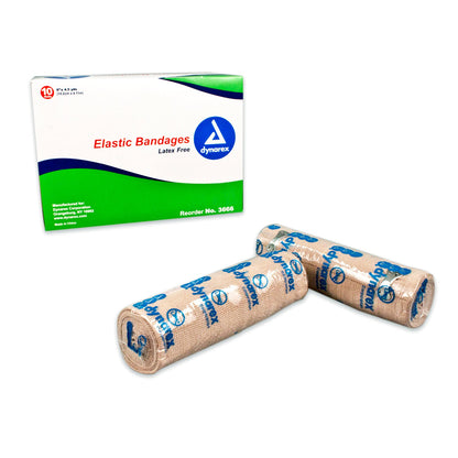 Dynarex® Elastic Bandage, Latex-Free, 6" x 4.5 yds