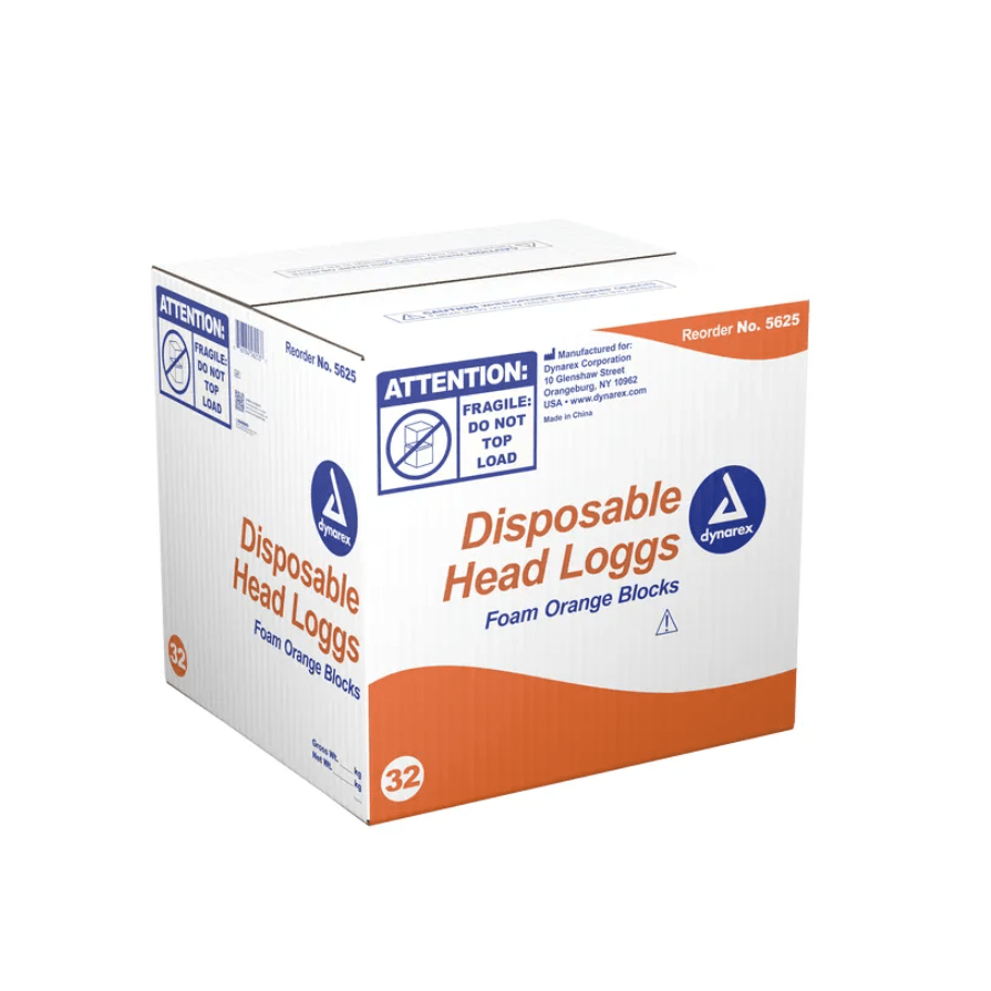 Dynarex® Head Loggs, Disposable, Orange CS/16