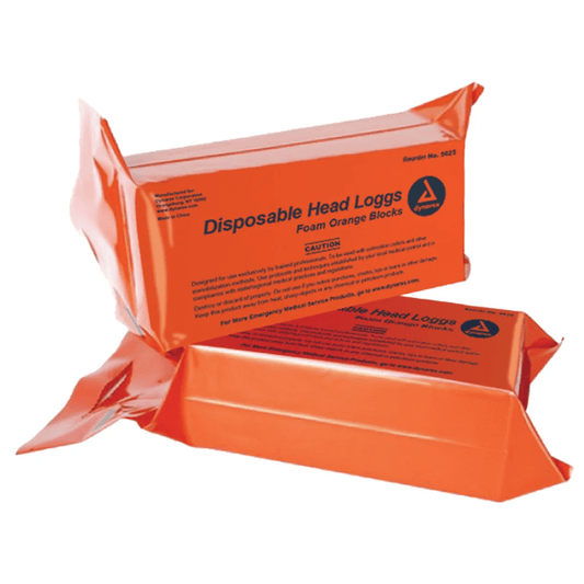 Dynarex® Head Loggs, Disposable, Orange CS/16