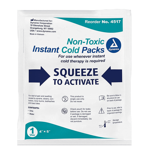 Dynarex® Instant Cold Packs, 4" x 5"