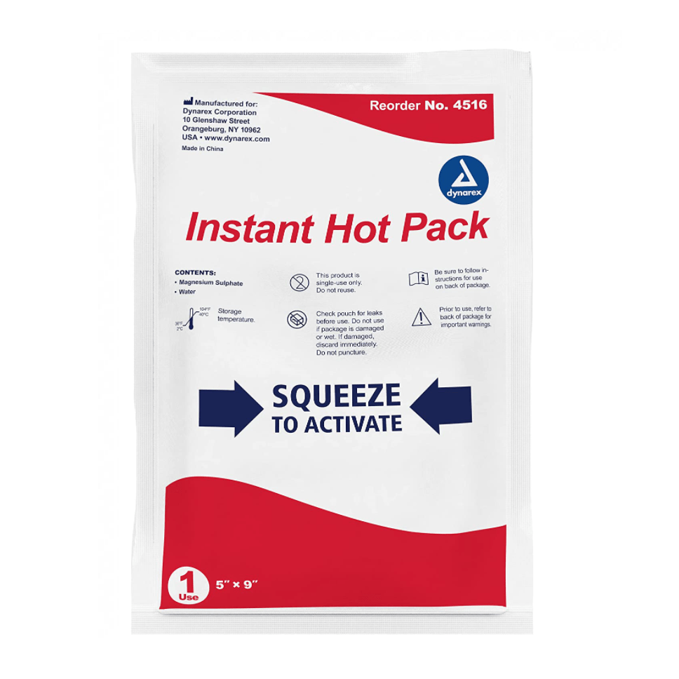 Dynarex® Instant Hot Packs, 5" x 9"