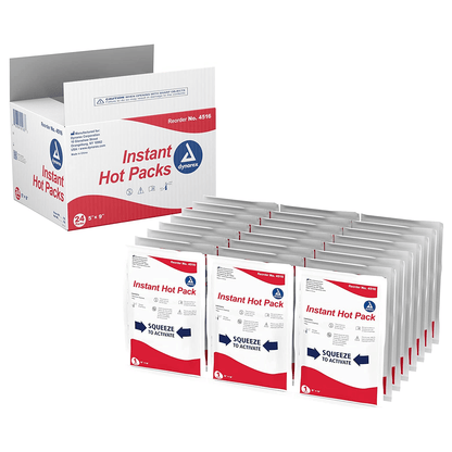 Dynarex® Instant Hot Packs, 5" x 9"