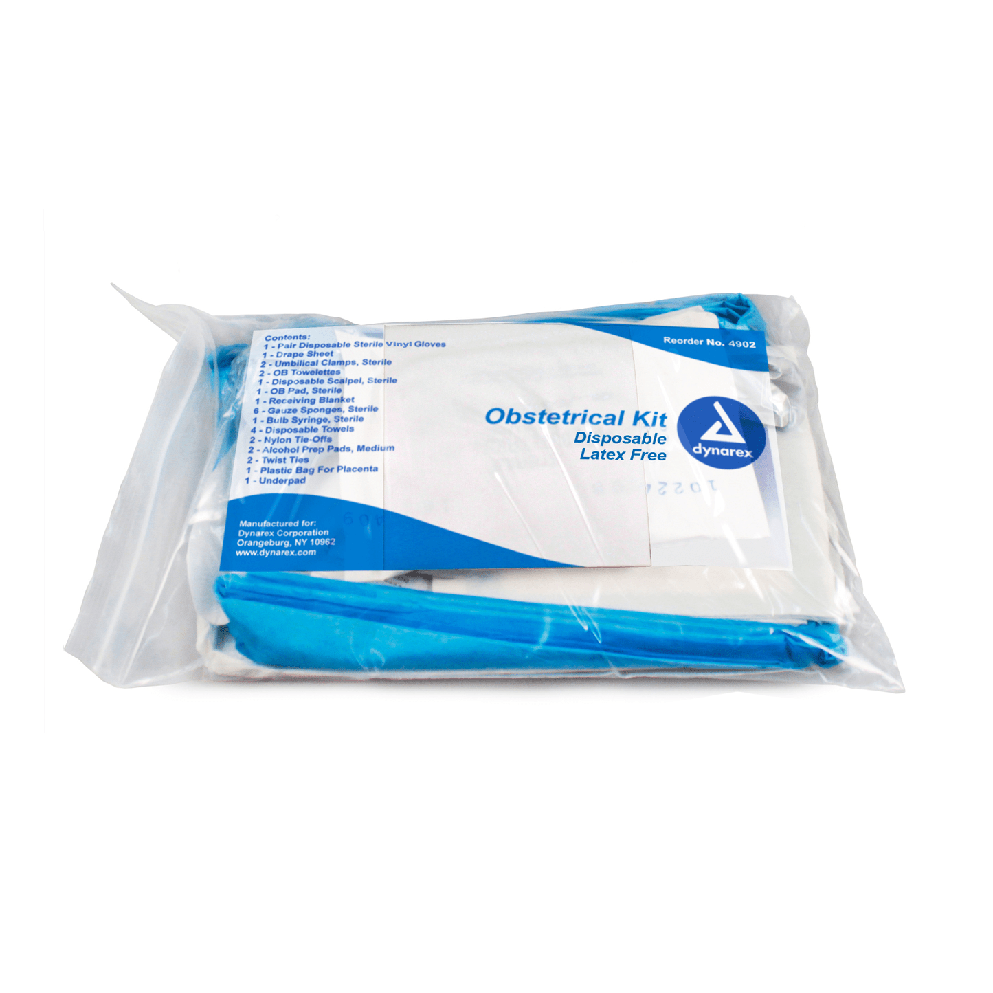 Dynarex® Obstetrical Kit OB , Bagged