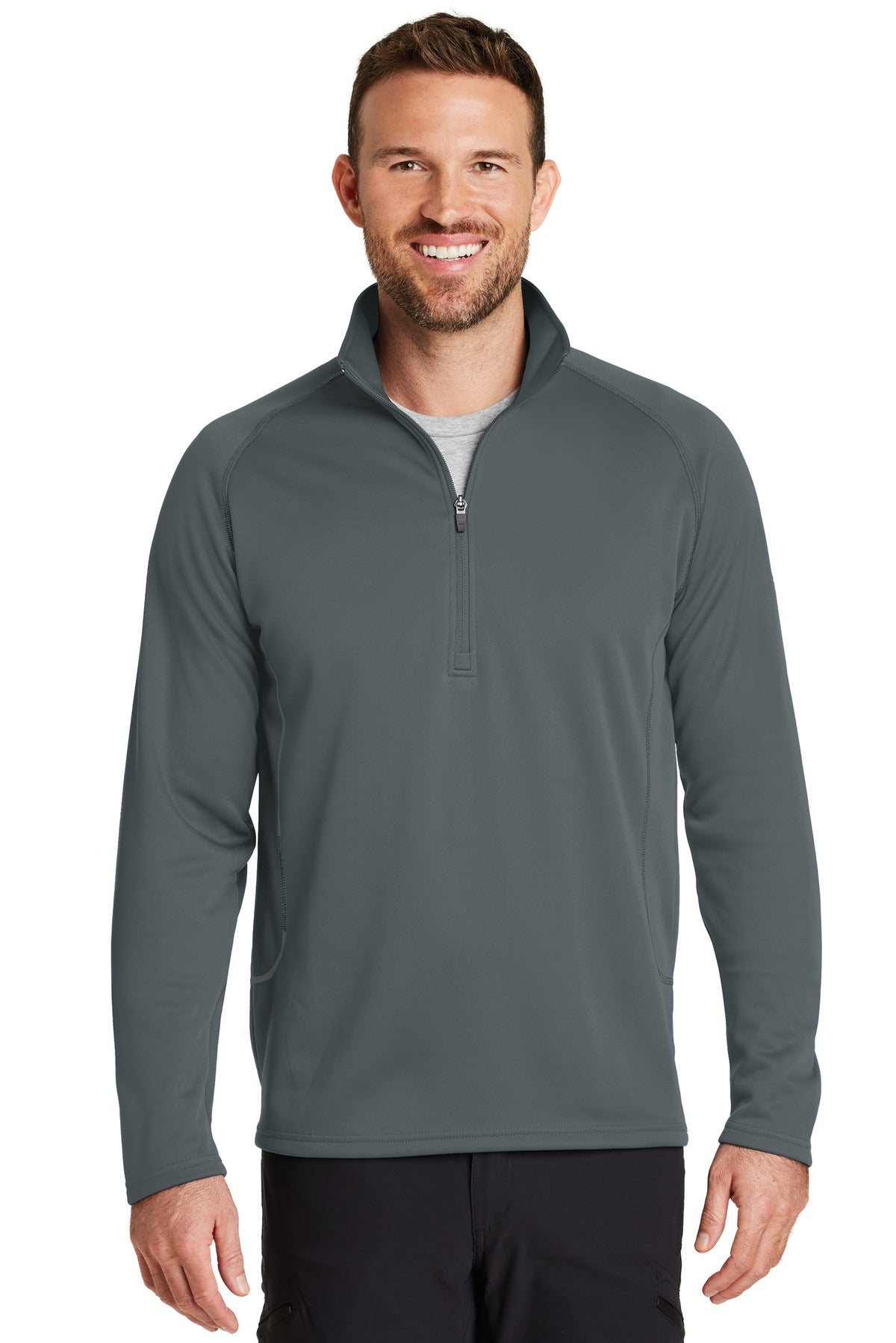 Eddie Bauer- Eddie Bauer® Smooth Fleece 1/2-Zip. EB236-Medtech- 3