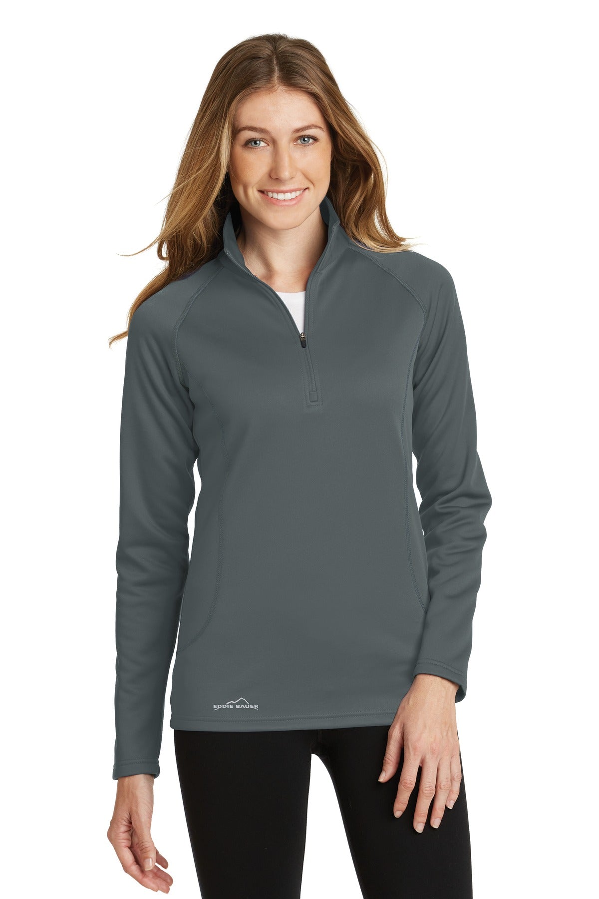 Eddie Bauer- Eddie Bauer® Women's Smooth Fleece 1/2-Zip. EB237-Medtech- 3