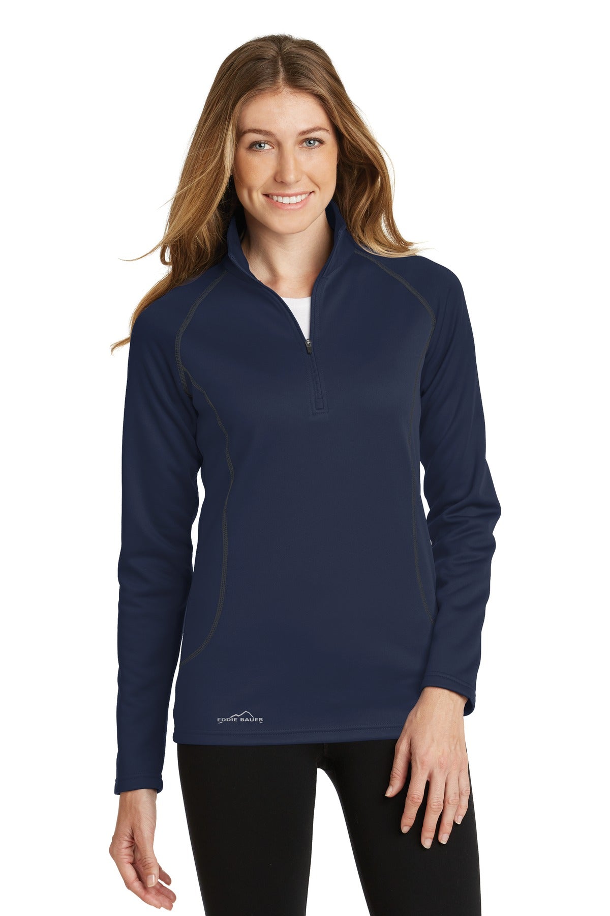 Eddie Bauer- Eddie Bauer® Women's Smooth Fleece 1/2-Zip. EB237-Medtech- 4