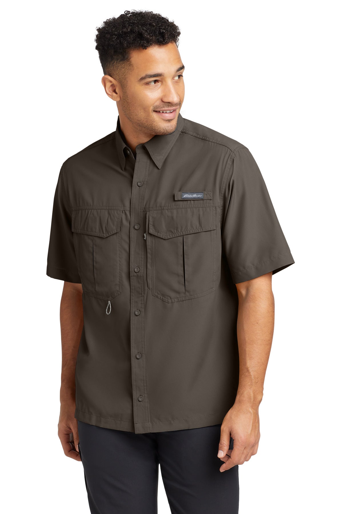 Eddie Bauer- Eddie Bauer® - Short Sleeve Performance Fishing Shirt. EB602-Medtech- 1