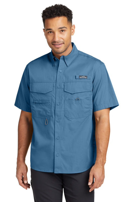 Eddie Bauer- Eddie Bauer® - Short Sleeve Fishing Shirt. EB608-Medtech- 1