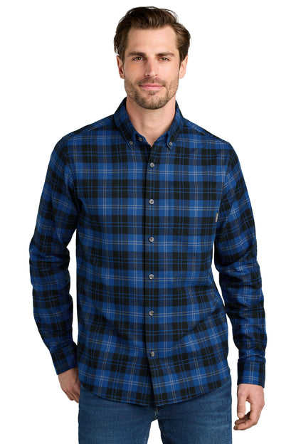 Eddie Bauer- Eddie Bauer® Long Sleeve Favorite Flannel Plaid Shirt EB610-Medtech- 1