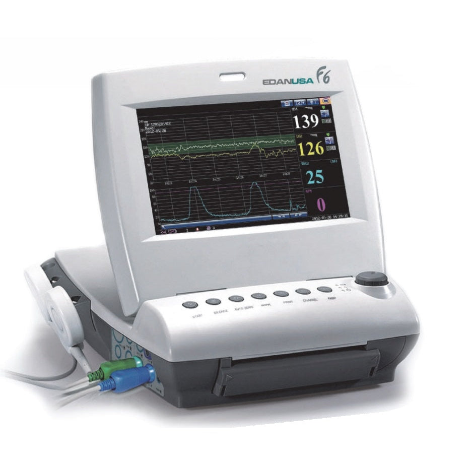 Edan® F6 Dual Fetal Monitor, Twins FHR