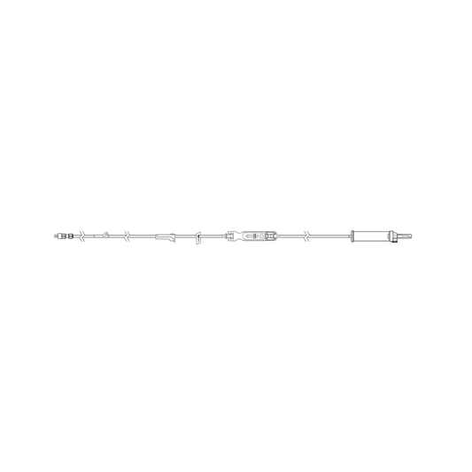 Eitan Sapphire™ Macrobore Primary Infusion Set Vented / Non-Vented with 1 Needleless Y-site, 22mL, 113"