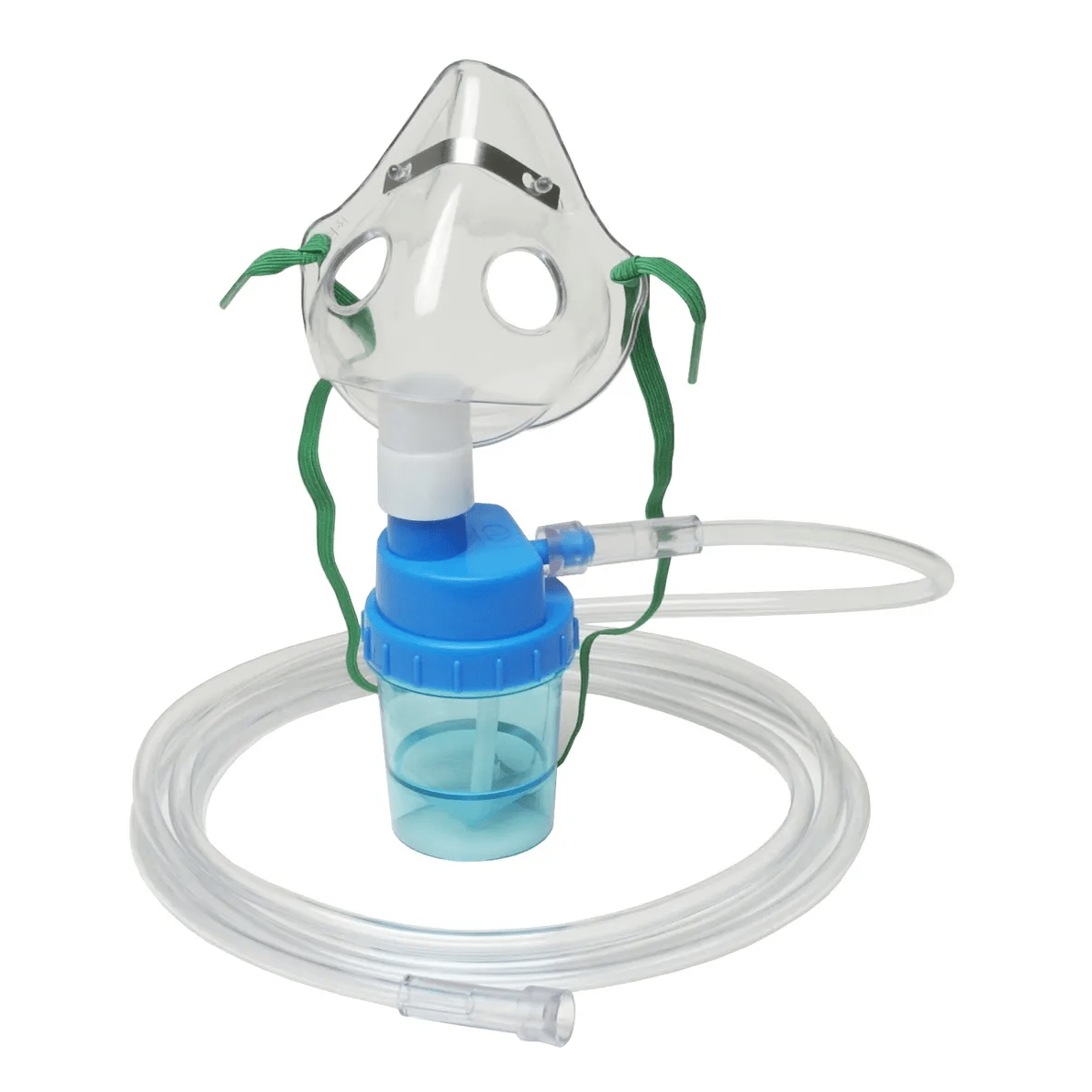 Elongated Oxygen Mask with Nebulizer