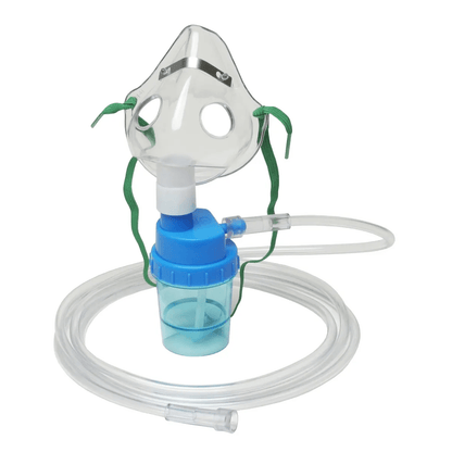 Elongated Oxygen Mask with Nebulizer