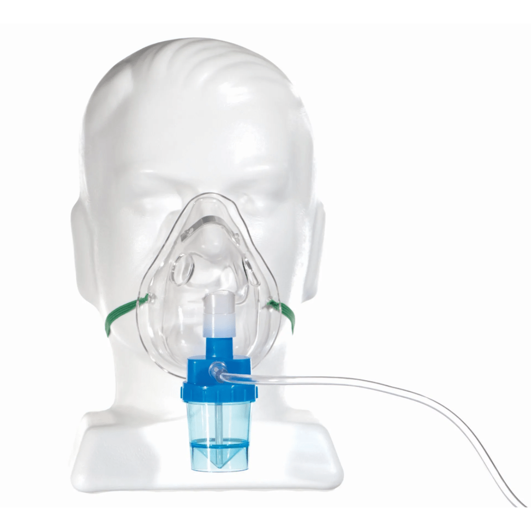 Elongated Oxygen Mask with Nebulizer