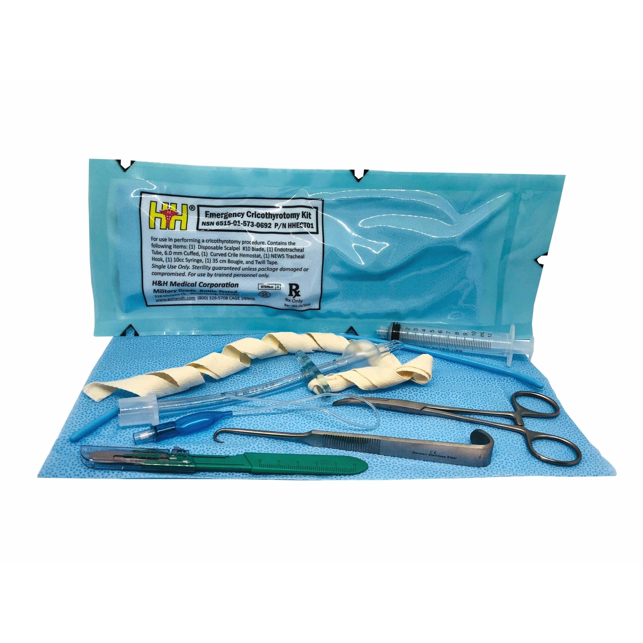 Emergency Cricothyrotomy Kit Pack of 5