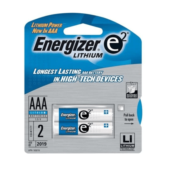 Energizer® AA Lithium® Batteries PK/2