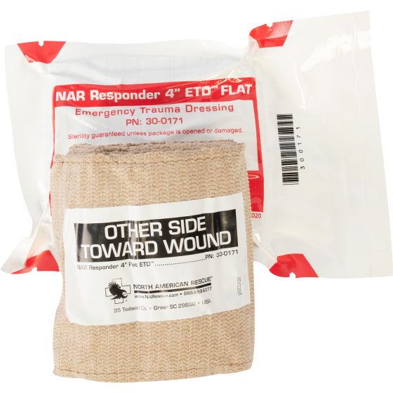 FLAT RESPONDER EMERGENCY TRAUMA DRESSING