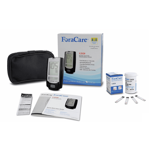 Fora GD20 Blood Glucose Monitoring System KIT