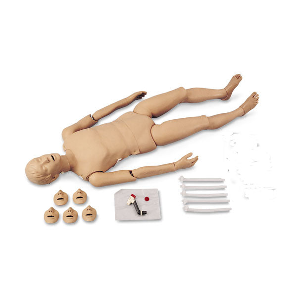 Full Body CPR/Trauma Manikin with Electronic Console Box