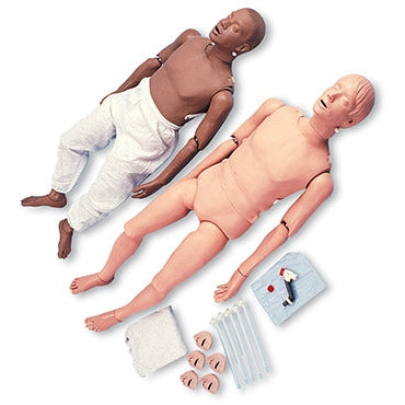  Nasco Healthcare-Full Body CPR/Trauma Manikin with Electronic Console Box-MedTech-1