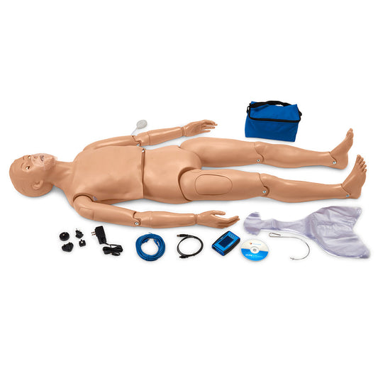 Gaumard® CPR Simon® Full-Body Simulator with OMNI® Code Blue® Pack - Light