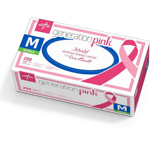 Generation Pink Nitrile Exam Gloves, 250/Box