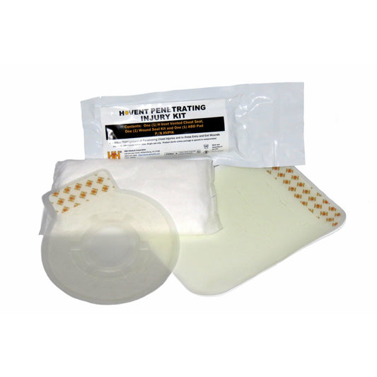 H*VENT Vented Chest Seal, Penetrating Injury Kit