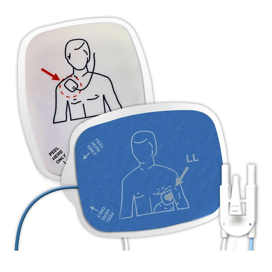 Heart Sync® ZOLL® Multi-Function Defibrillator Pads, Leads In, Adult / Child 1 Pair