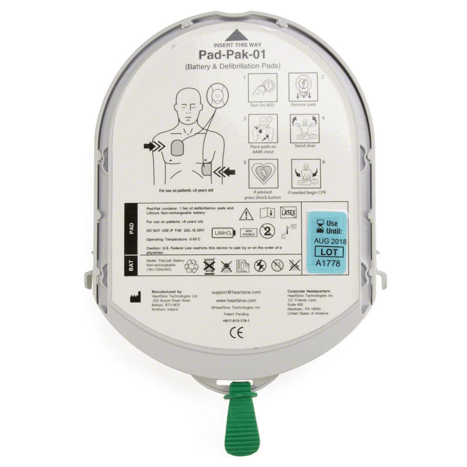 HeartSine® samaritan® Pad-Pak™ 1 pair