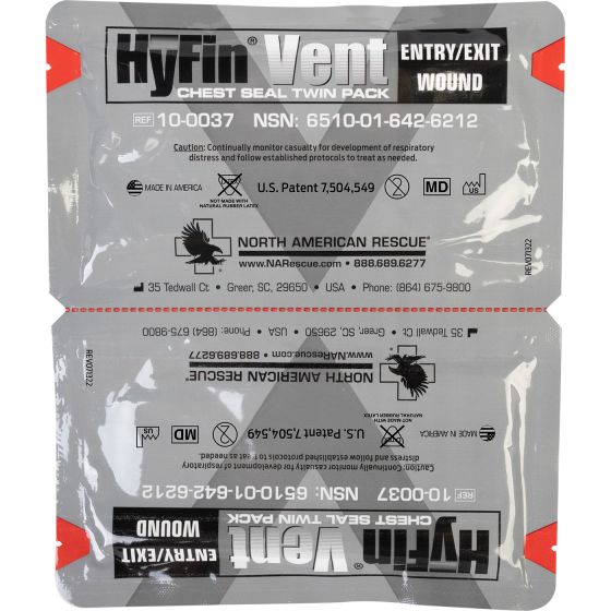 HyFin® Vent Chest Seal Twin Pack