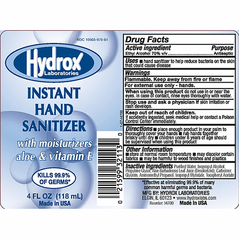 Hydrox Hand Sanitizer Unscented