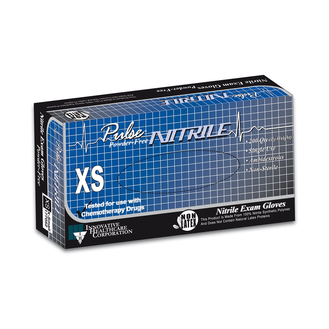 Innovative Health Pulse Nitrile Exam Gloves, BX/200