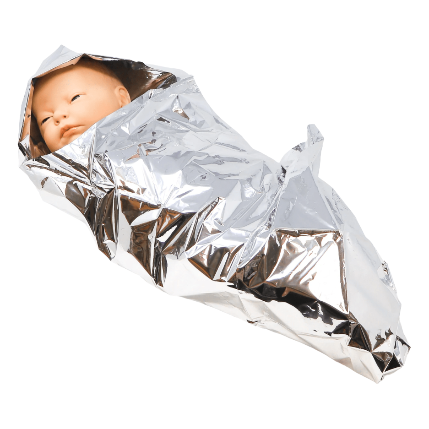 Isothermal Foil Baby Bunting Blanket, 18" x 25", Sterile