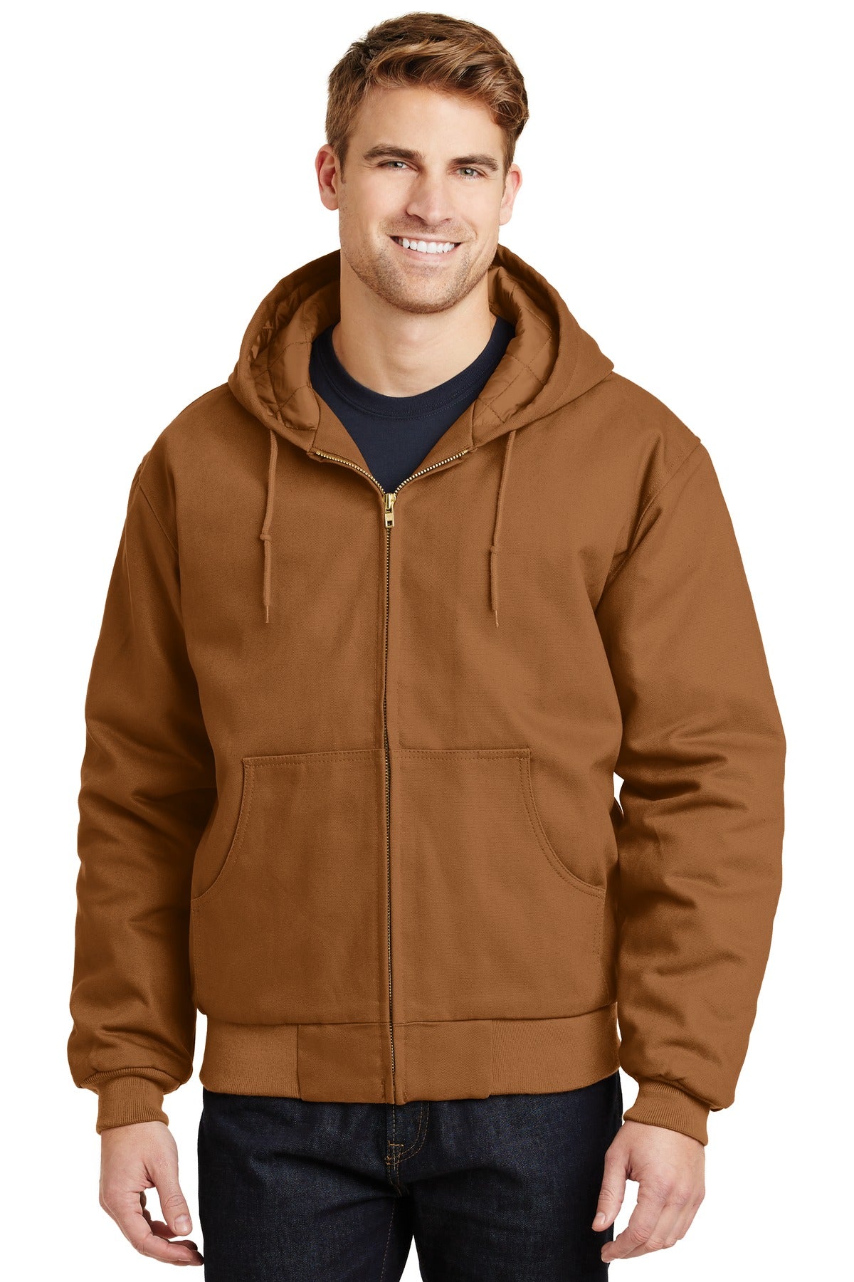 CornerStone- CornerStone® - Duck Cloth Hooded Work Jacket. J763H-Medtech- 3