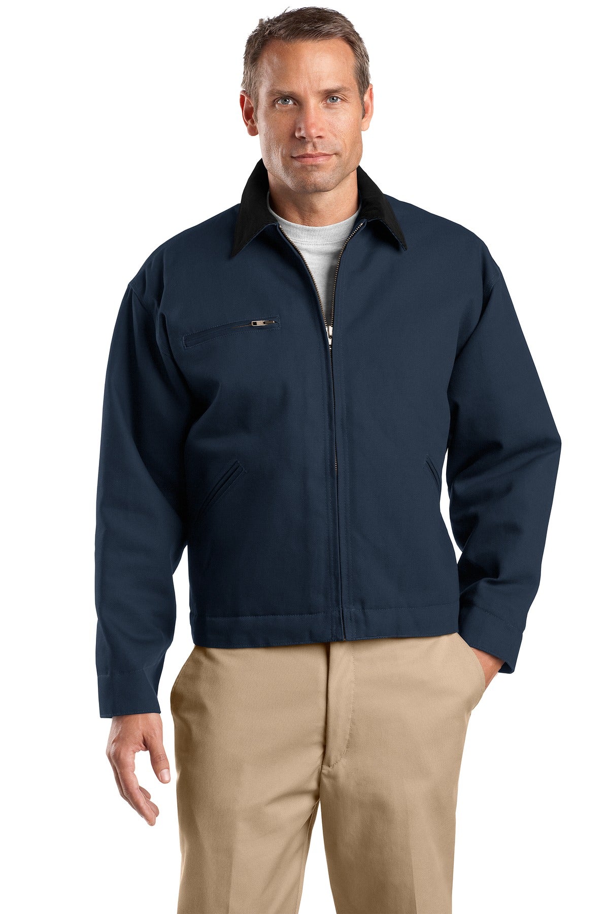 CornerStone- CornerStone® Tall Duck Cloth Work Jacket. TLJ763-Medtech- 3