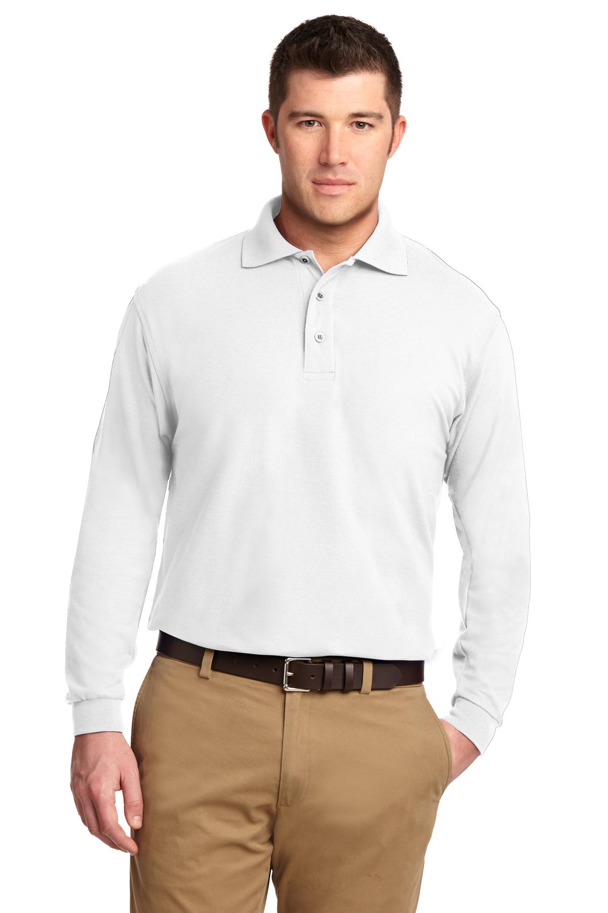 Port Authority- Port Authority® Silk Touch™ Long Sleeve Polo. K500LS-Medtech- 8