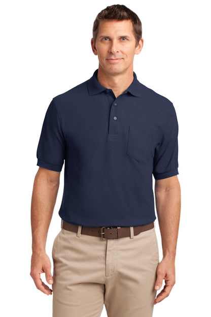 Port Authority- Port Authority® Silk Touch™ Polo with Pocket. K500P-Medtech- 5