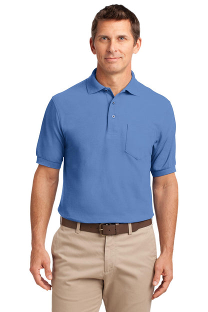 Port Authority- Port Authority® Silk Touch™ Polo with Pocket. K500P-Medtech- 9