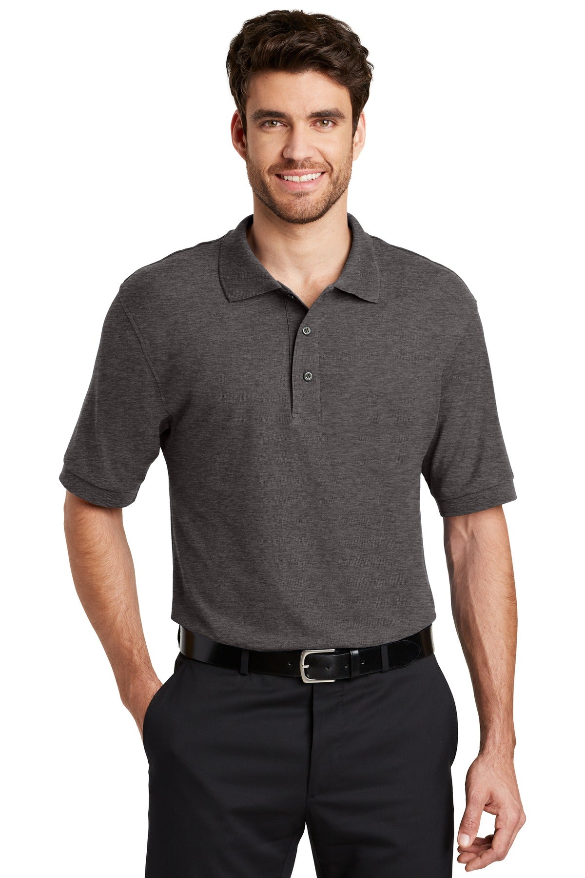 Port Authority- Port Authority® Silk Touch™ Polo K500 1/2-Medtech- 5