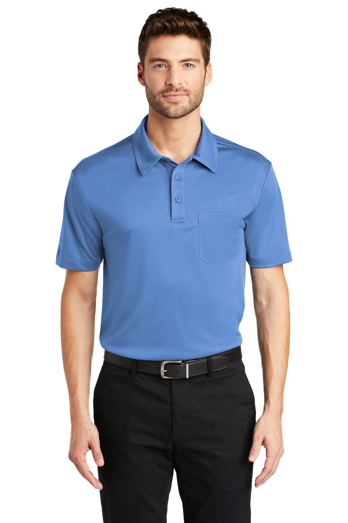 Port Authority- Port Authority® Silk Touch™ Performance Pocket Polo. K540P-Medtech- 3