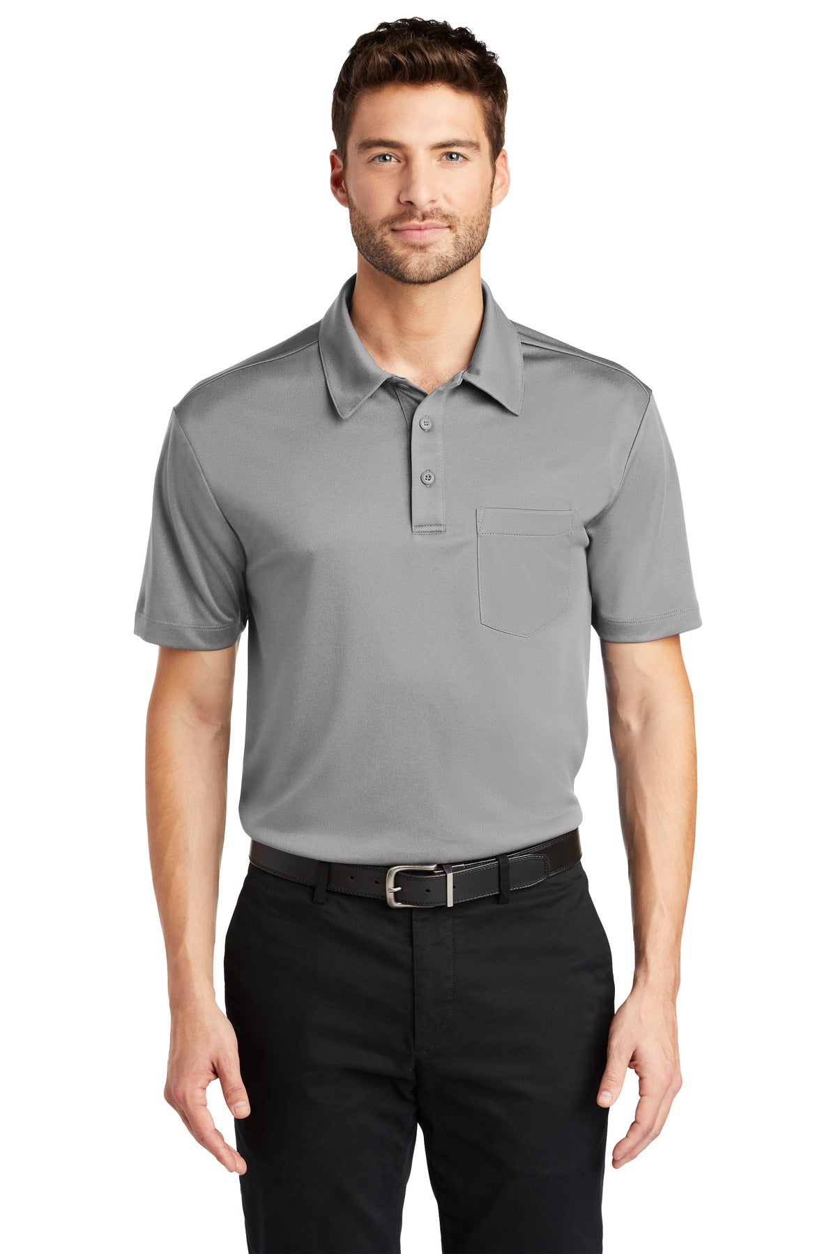 Port Authority- Port Authority® Silk Touch™ Performance Pocket Polo. K540P-Medtech- 4