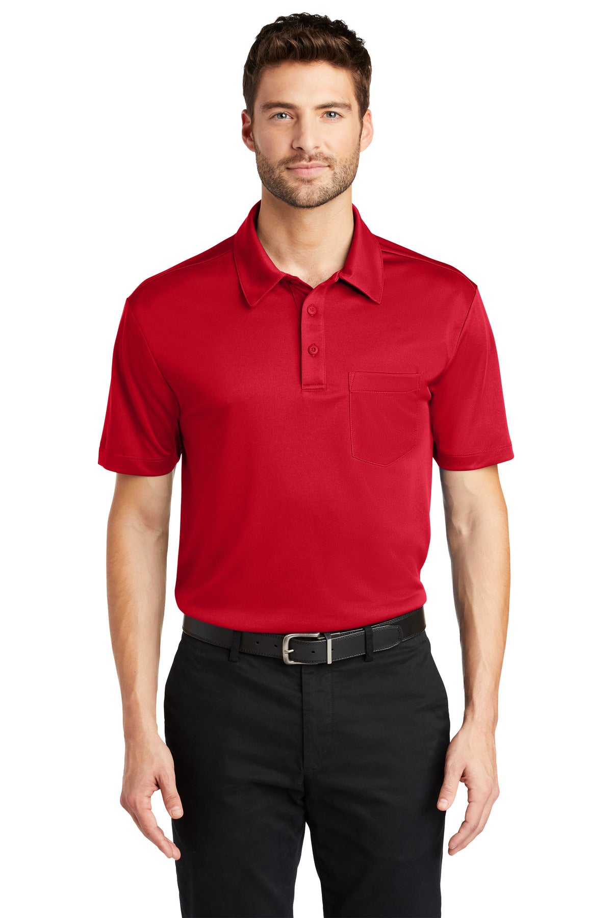 Port Authority- Port Authority® Silk Touch™ Performance Pocket Polo. K540P-Medtech- 6