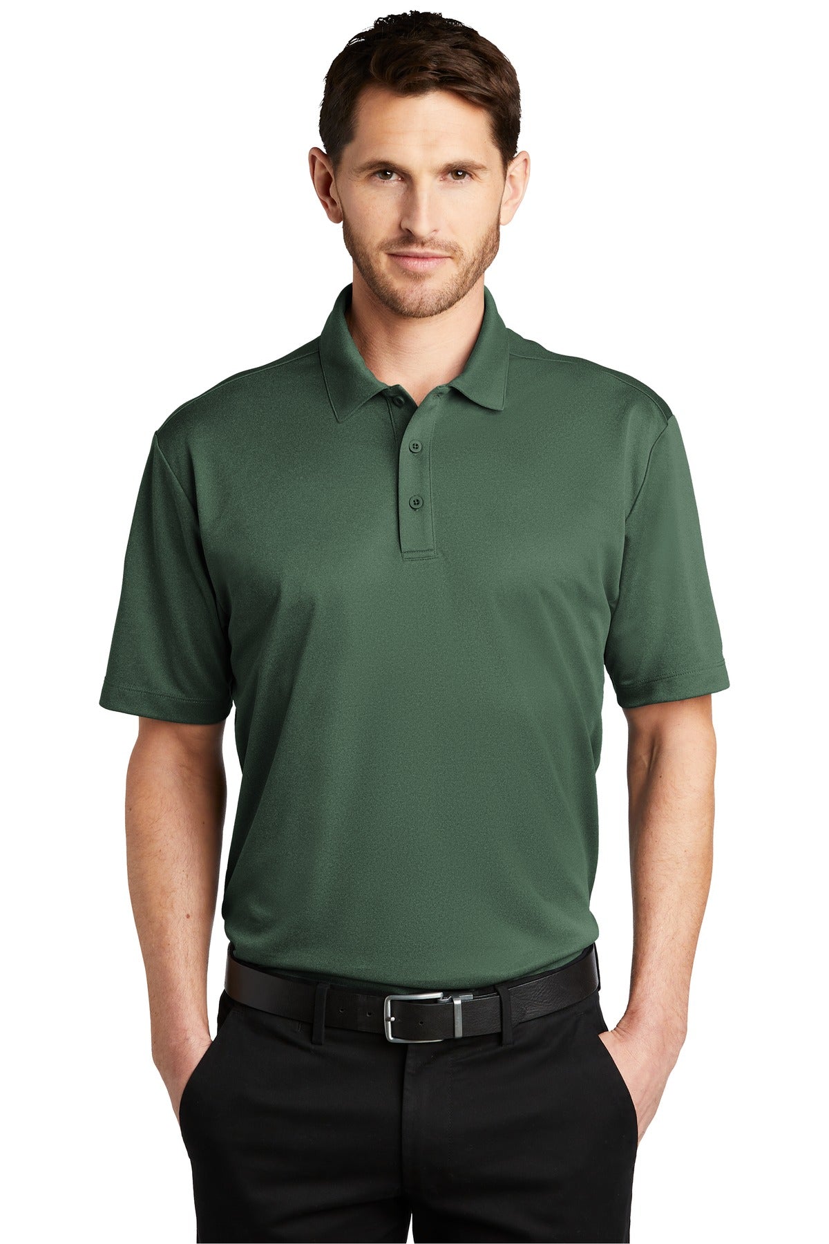 Port Authority- Port Authority ® Heathered Silk Touch ™ Performance Polo. K542-Medtech- 3