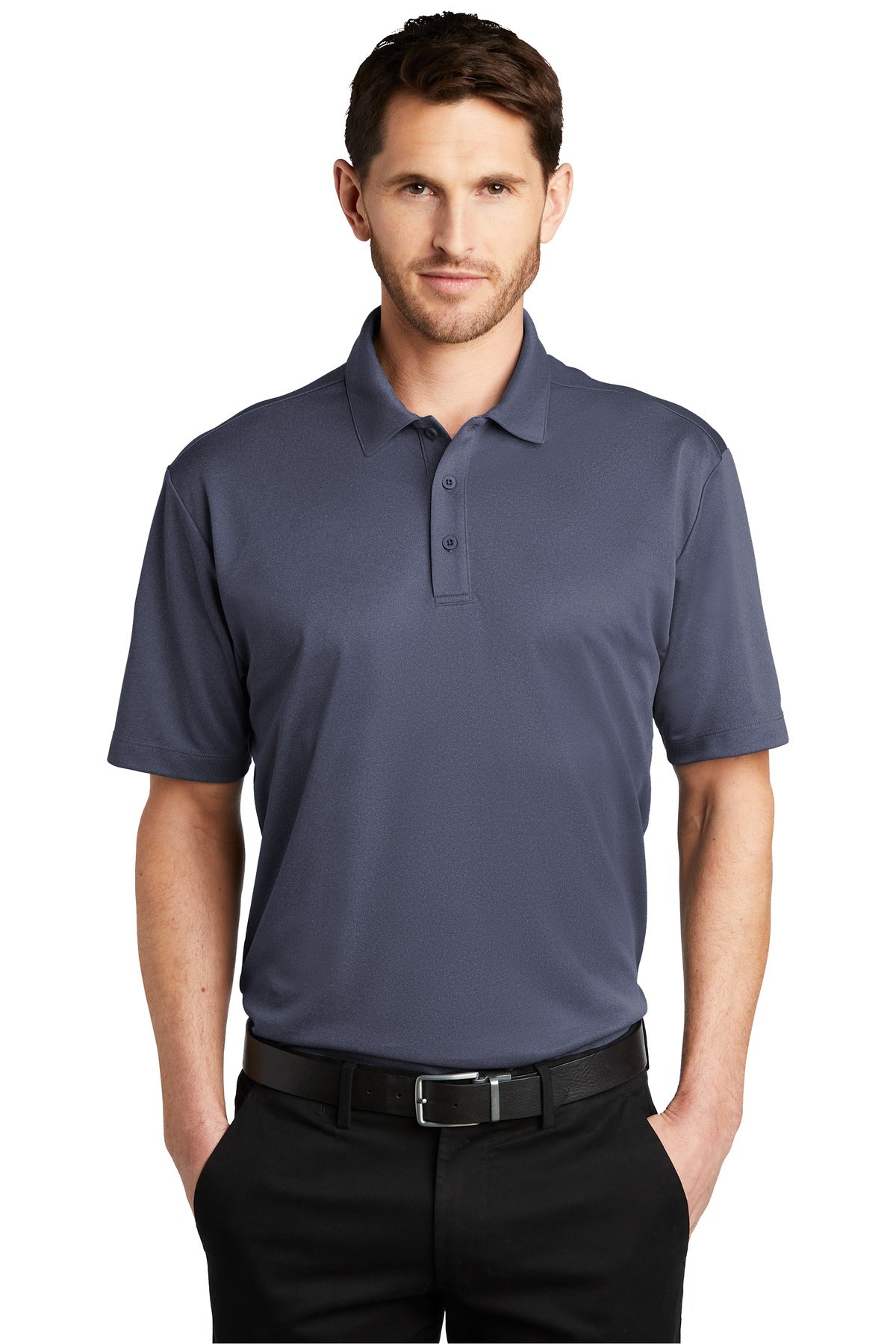 Port Authority- Port Authority ® Heathered Silk Touch ™ Performance Polo. K542-Medtech- 5