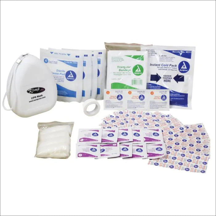 Kemp USA First Aid Supply Pack for Hip Pack Supply Pack Only