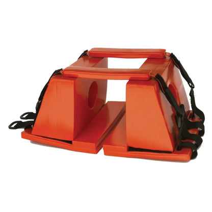 Kemp USA Scoop Stretcher Head Immobilizer, Orange