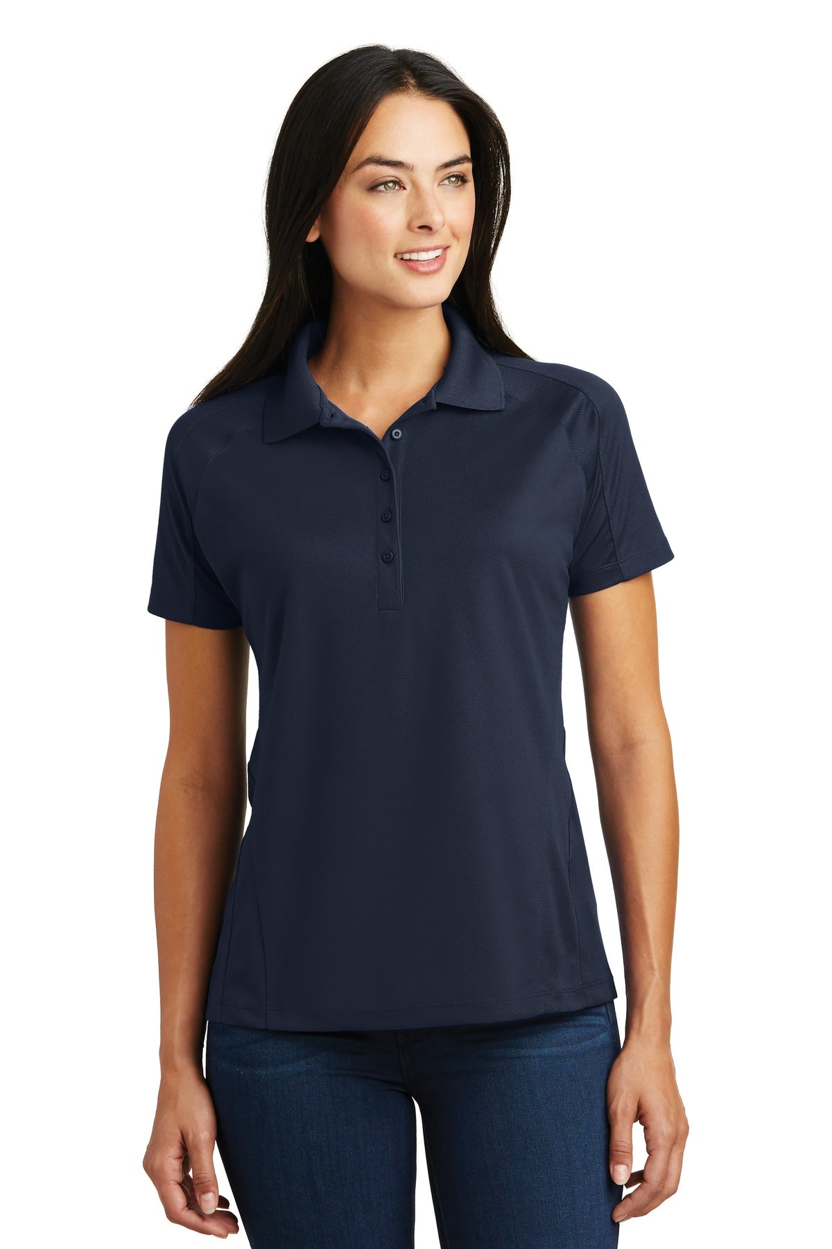 Sport-Tek- Sport-Tek® Women's Dri-Mesh® Pro Polo. L474-Medtech- 6